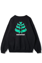 Load image into Gallery viewer, Manastash Stack Logo Sweat Crew - Black
